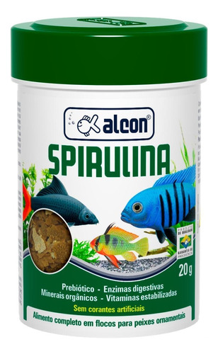 Ração Alcon Spirulina Fish 20g