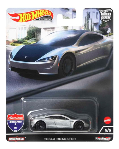 Hot Wheels Tesla Roadster Safari Vehicle Para 3 Niños, Colec