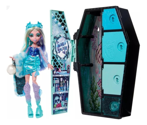 Monster High Skulltimates Destellos De Horror Lagoona Blue.