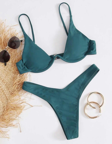 Imagen 4 de 10 de Traje De Baño Bikini Dos Piezas