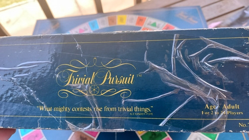 Trivial Pursuit Juego En Inglés Genus Edition Horn Abbot Usa