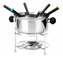 Comprar Jogo De Fondue De Inox Com 10 Peças 800ml