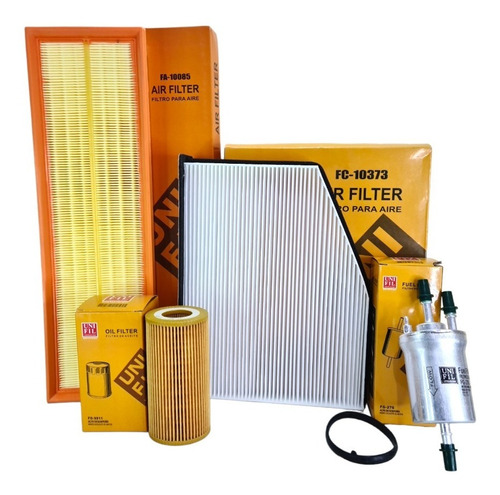 Kit Filtros Bora 2.5 Jetta Mk6 Aire Aceite Gasolina & Cabina