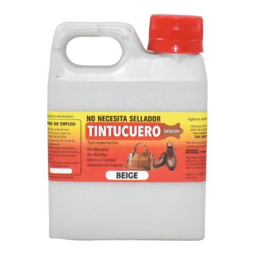 Tinte Para Cuero Tintucuero X 250 Cc