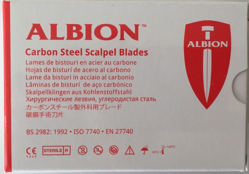 Hojas De Bisturí Nº11 Albion Caja X100 Uni