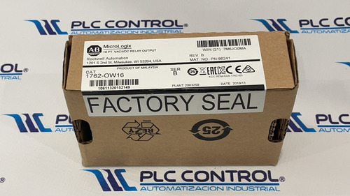 Allen Bradley 1762-ow16 /a Módulo Salida Rele Micrologix