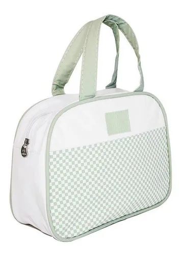 Bolsa de ajuar de maternidad Frasqueira Mother Baby Natura, color verde