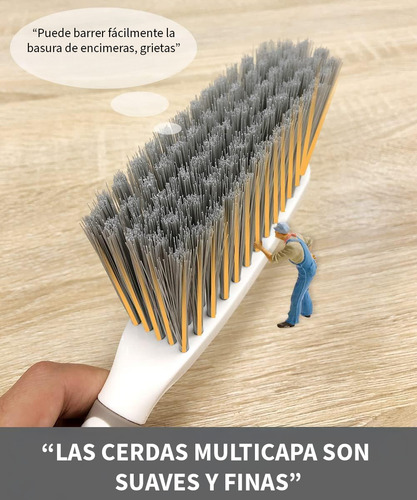 Timotech Set Recogedor Y Escobeta Para Polvo De Mano