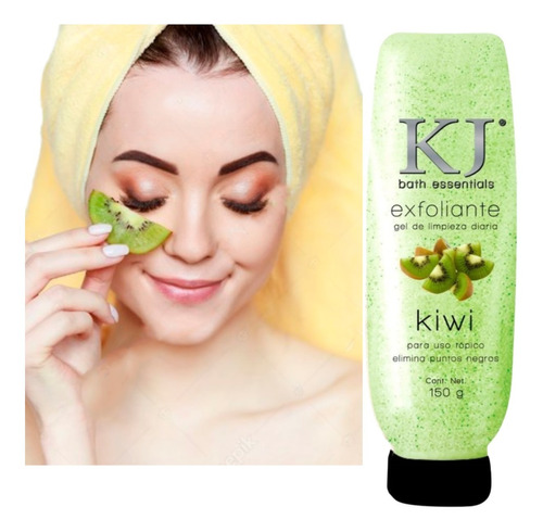 Exfoliante Facial Y Corporal Limpieza Diaria Kj Kiwi 150g