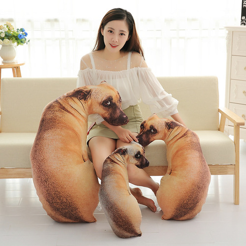 Almohada Creativa De Simulación 3d Para Perros De 70 Cm.