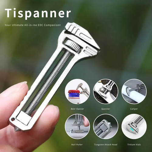 Multiherramienta Compacta De Titanio Mini Portátil 2pcs