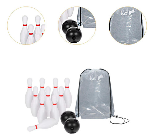 Juego De Bolos Para Niños Juguetes De Bolos Al Aire 16 Cm
