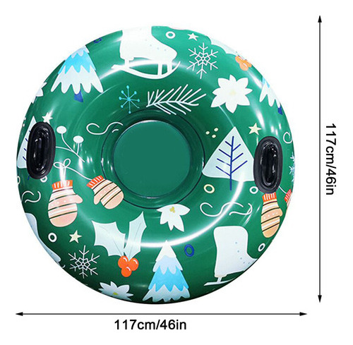 Tubo De Pneu C Skiing Pvc Snow Sled Para Kid Ski Pad Outdoo