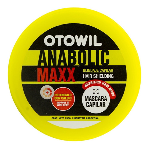 Otowil Anabolic Máscara Nutritiva Reparación Antifrizz 250g