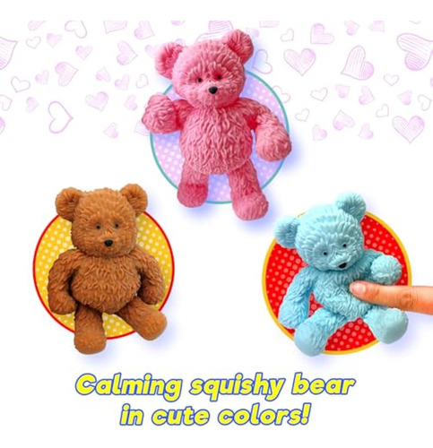 Juguete De Osito De Goma Ja-ru Jumbo Squishy (3 Osos)