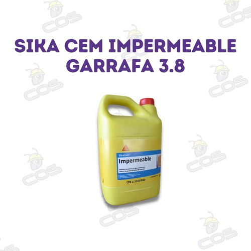 Sikacem Impermeable Garrafa 3,5 Kg