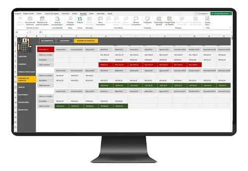 comprar Controle Completo Para Gestão De Compras E Vendas Parceladas