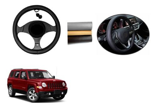 Funda Cubre Volante Piel Jeep Patriot 2010 A 2014 2015 2017