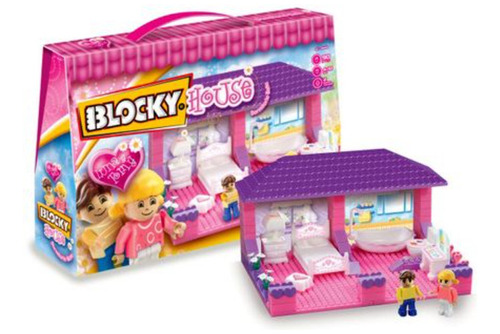 Bloques House Dormitorio/baño 90pzs 34x25cm Blocky - 01-0644