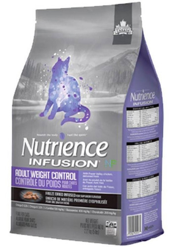 Alimento Para Gato Adulto Nutrience Infusion Cat Control 5kg