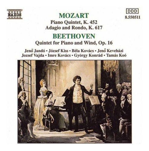 Quinteto De Viento Y Piano Ludwig Van Beethoven, Cd