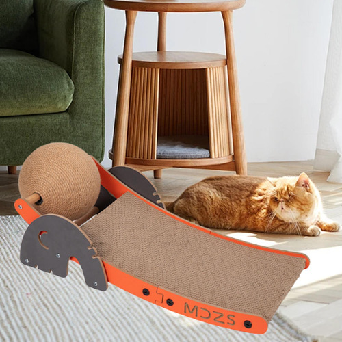 Cama De Salón De Papel Con Sofá De Gatito Con Bola De