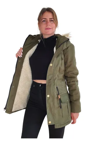 al límite congelador manguera Campera Parka Mujer Larga Abrigada | MercadoLibre 📦