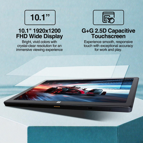 Tablet Fusion5 De 10.1 Con Windows 11, Intel 13ª Gen, 8 Gb R