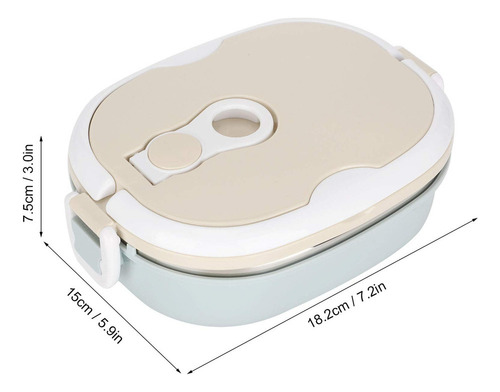 G, -de Caja Bento Con Aislamiento Térmico Acero Inoxidable,