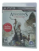 Comprar Assassin's Creed Ill (2012) - Ubisoft - Ps3