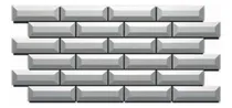 Comprar Savoca Bisel Recto Revestimientos Pared Indrainox (caja 1m2)