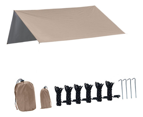 Lona De Acampada, Dosel De Acampada, Lona Para Hamaca Caqui