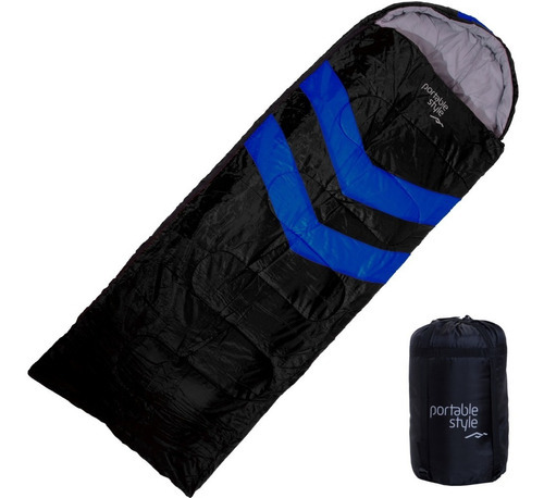Saco de dormir térmico de estilo portátil Pro Temp 0º, color azul