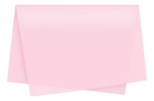 Papel De Seda Rosa Claro 48x60 - 100 Folhas Cor Rosa-claro