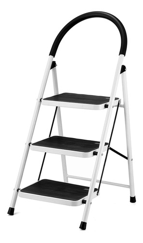 Dinaza Escalera Plegable 3 Escalon Pedal Antideslizante