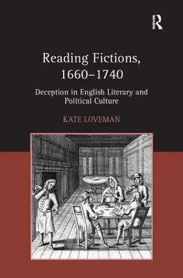 Libro Reading Fictions, 1660-1740 - Kate Loveman