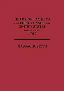 Libro Heads Of Families At The First Census Of The United...