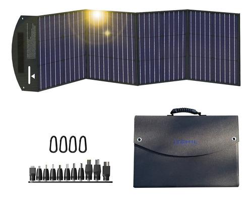 Kit Panel Solar Monocristalino 100w, Cargador Portátil Usb P