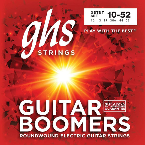 Encordado Guitarra Eléctrica Ghs Guitar Boomers Gbtnt 10-52