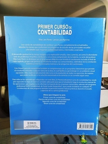 Primer Curso De Contabilidad (actualizado 2022) Elías Lara F
