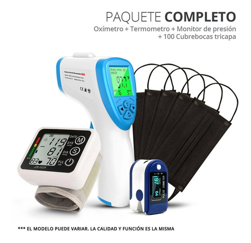 Imagen 1 de 10 de Paquete Contra Covid 19 Prevencion Salud Cuidado