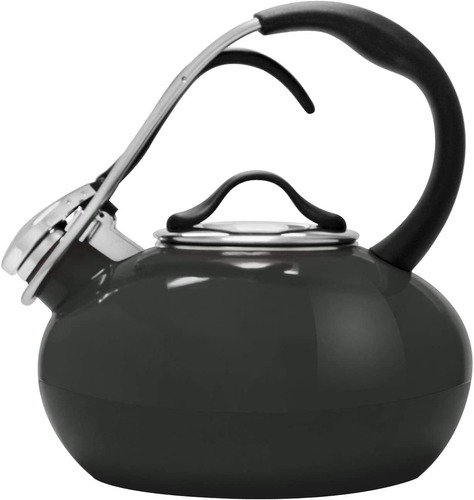 Chantal Classic Loop Enamel-on-on-on-steel 1.8 Quart Teakett