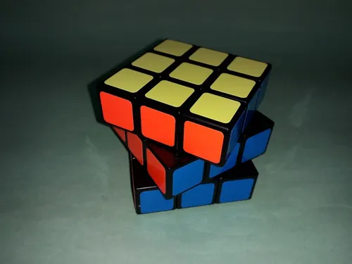 Cubo Mágico 3x3 Preto Adesivado (YJ8358)