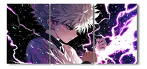 Comprar Cuadro Decorativo Tríptico De Killua Zoldyck Hunter X Hunter