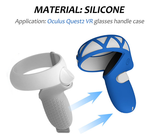 1 Par De Fundas Protectoras De Silicona Para El Mando Táctil
