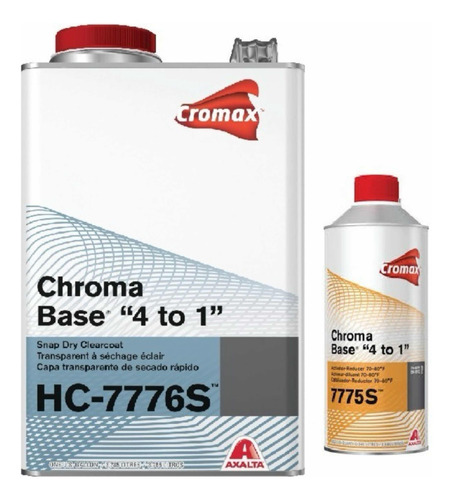 Barniz Clear Axalta Hc-7776 C/cat 7765/75 Kit