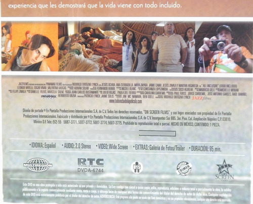 Dvd Todo Incluido Martha Higareda Jaime Camil J Ochoa Ah5