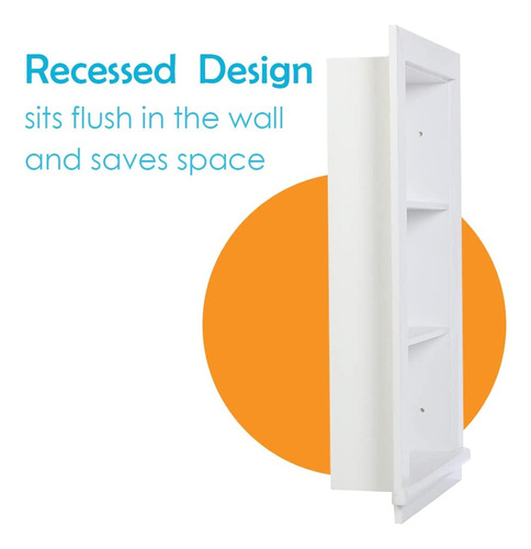 Recessed Medicine Cabinet, Wall Niche, In Shelves, Shelf Ins