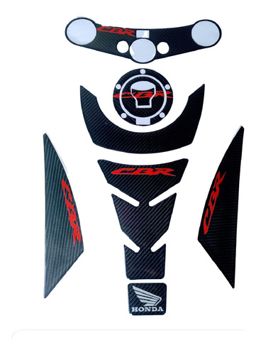  Kit Protector De Tanque Para Moto Cbr 600rr 2020 - 2023 .