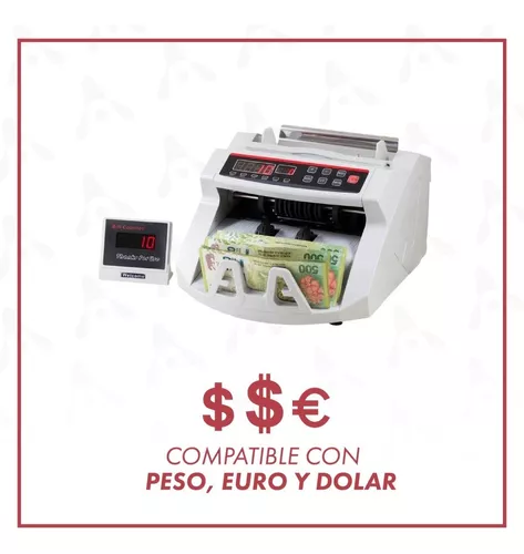 Maquina De Contar Billetes Contadora Detecta Falsos Oficina